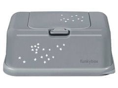 Funkybox Box na papírové kapesníky, Grey Little Stars