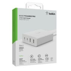 Belkin BoostCharge Pro nabíječka 108W 2x USB-C, 2x USB-A + 2m kabel