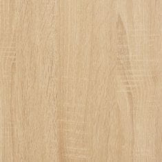 Greatstore Noční stolek dub sonoma 40 x 35 x 50 cm kompozitní dřevo