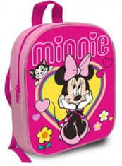 Disney Dětský batoh růžový - Minnie srdíčko 