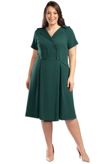 KARKO KATARZYNA šaty s límečkem zelené 38