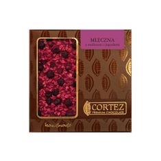 Cortez Mléčná čokoláda s malinami a borůvkami z polské čokoládovny Cortez 85g