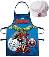 MARVEL Chlapecká kuchařská zástěra s čepicí - Avengers 