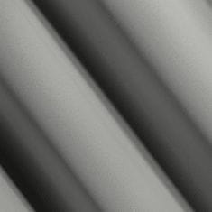 Zatemňovací závěs s řasící páskou - Logan, stříbrný 135 x 270 cm