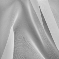 DESIGN 91 Hotová záclona s řasící páskou - Simone bílá hladká, š. 4 mx d. 3 m