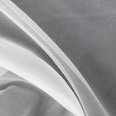 DESIGN 91 Hotová záclona s řasící páskou - Lucy bílá hladká, š. 3 mx d. 2,5 m