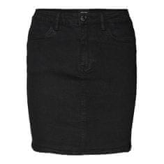 Vero Moda Dámská sukně VMLUNA 10279491 Black (Velikost L)