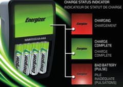 Energizer Nabíječka baterií Accu Recharge Maxi + 4x AA 