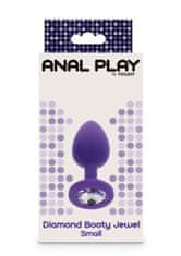 Toyjoy Anální kolík Anal Play Diamond Booty Jewel Small purple