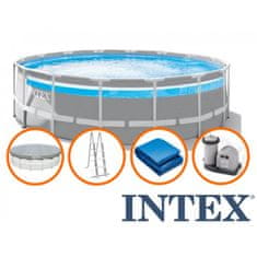 Intex Bazén Intex 26722 Prism Frame CLEARVIEW 427 x 107 cm SET