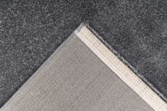Kayoom Kusový koberec Softtouch 700 Grey Rozměr koberce: 200 x 290 cm