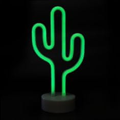 Northix LED neonová lampa, kaktus 