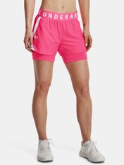 Under Armour Kraťasy Play Up 2-in-1 Shorts -PNK XS