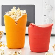 Northix 2x skládací misky na popcorn do mikrovlnné trouby 