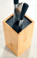 Kesper Stojan na kuchyňské nože, bambus, 10x10x23 cm