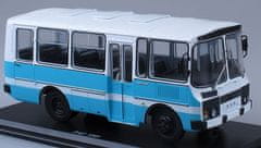Start Scale Models PAZ-3205, příměstský autobus, bílo-modrý, 1/43