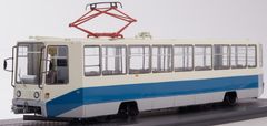 Start Scale Models KTM-8, Tramvaj, bílo-modrá, 1/43