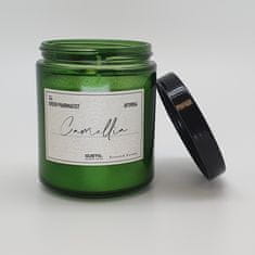 Levien Parfemovaná svíčka ve skle s víčkem THE GREEN PHARMACIST - CAMELLIA 180g
