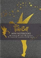 Disney MINI NOTEBOOKS - mini poznámkový blok 3v1 TINKER BELL