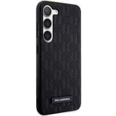 Karl Lagerfeld KLHCS23MSAKLHPK hard silikonové pouzdro Samsung Galaxy S23 PLUS 5G black Saffiano Mono Metal Logo