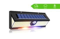 CoolCeny Solární osvětlení 190 LED se senzorem pohybu a soumraku