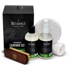 DETURNER Leather Set - sada produktů na čištění a impregnaci kůže