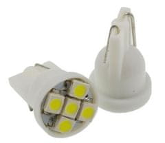Rabel 24V LED autožárovka T10 W5W 5 smd 3528 5T bílá