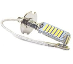 Rabel 24V LED autožárovka H3 20 smd 7014 bílá