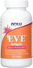 NOW Foods Multi Vitamins Eve, Multivitamín pro Ženy, 180 softgel kapslí - EXPIRACE 5/2024