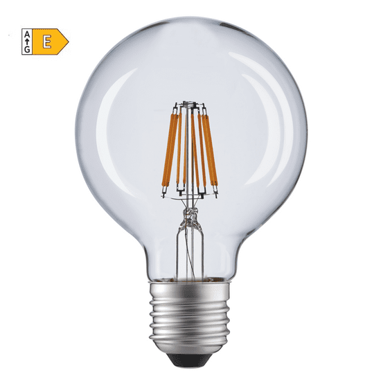 Diolamp  LED Globe Filament žárovka čirá G80 10W/230V/E27/4000K/1260Lm/360°