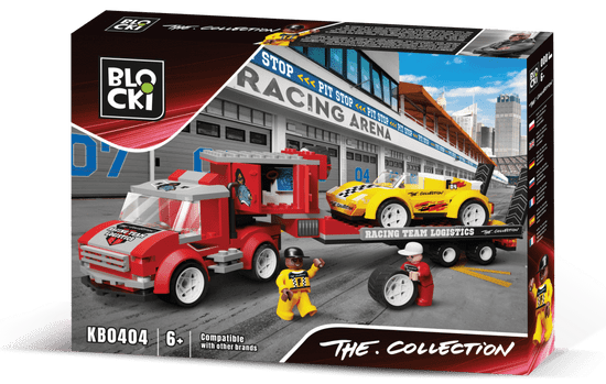 Blocki stavebnice The Collection Racing Team Logistics - Autotransporter