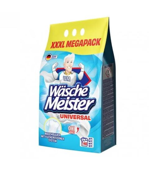 WäscheMeister Prací prášek Universal 10,5kg – 140pr