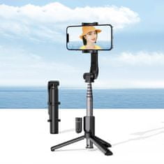 Ugreen LP508 selfie tyč so statívom a Bluetooth diaľkovým ovládaním, černá