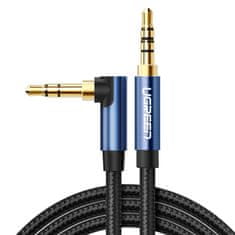 Ugreen AV112 audio kabel 3.5mm mini jack M/M 2m, modrý