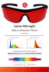 Červené brýle Gamer Red