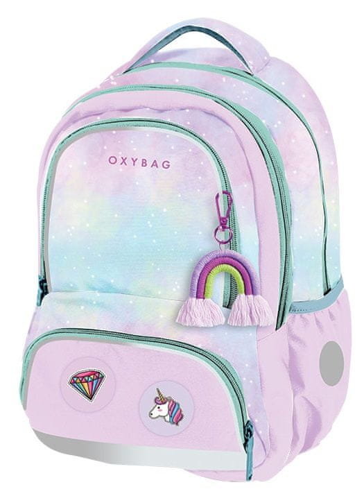 Levně Oxybag Školní batoh OXY NEXT Rainbow
