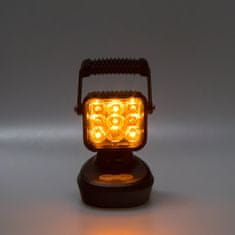 Stualarm AKU LED světlo přenosné, bílá/oranžová, 18x 1W, 103x105x201mm, ECE R10 (wl-Lidual1)