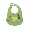 Simed Silikonový bryndák s kapsou, Green Dinosaur