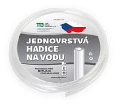 TUBI Průhledná jednovrstvá hadice 12x16 mm - 100 m