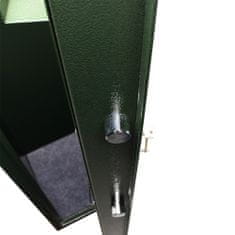 Rottner Montana 5 skříň na zbraně zelená Z2 | Trezorový zámek na klíč | 30 x 145 x 40 cm