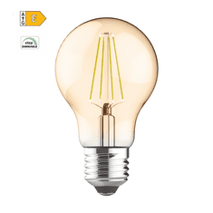 Diolamp  LED Filament žárovka A60 Amber 8W/230V/E27/2700K/940Lm/360°/Step Dim