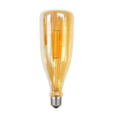 Diolamp  Retro LED Filament žárovka Amber Decor BOCA P80 8W/230V/E27/2700K/750Lm/360°/DIM