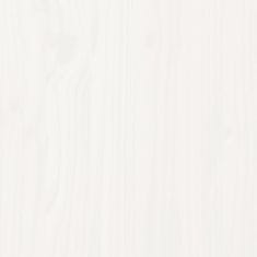 shumee Kompostér bílý 63,5 x 63,5 x 77,5 cm masivní borové dřevo