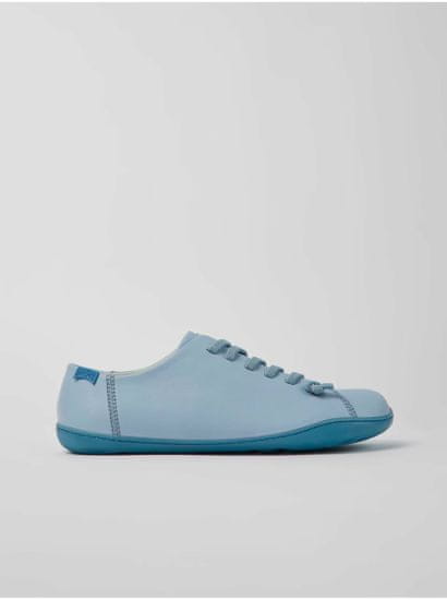 Camper Světle modré dámské kožené boty Camper