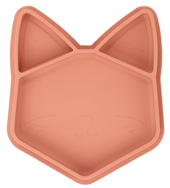 Levně Babymoov Silikonový talíř ISY´PLATE Fox
