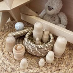 Ulanik Dřevěná hračka "Small nesting dolls. Unfinished"