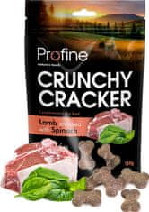 Profine Profine Dog Crunchy Cracker křupavý pamlsek pro psy s s jehněčím a špenátem, 150 g