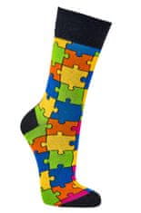 CoZy Barevné ponožky Puzzle - 2 páry, 42 - 47