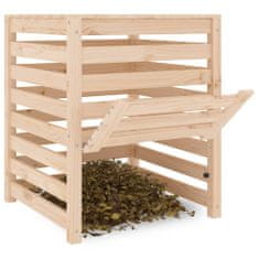 shumee Kompostér 63,5 x 63,5 x 77,5 cm masivní borové dřevo