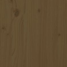 Greatstore Kompostér medově hnědý 63,5x63,5x77,5 cm masivní borové dřevo